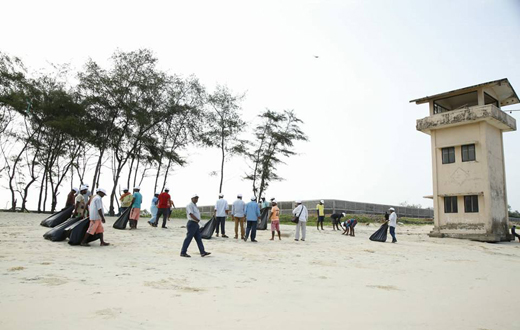 panambur beach cleaning